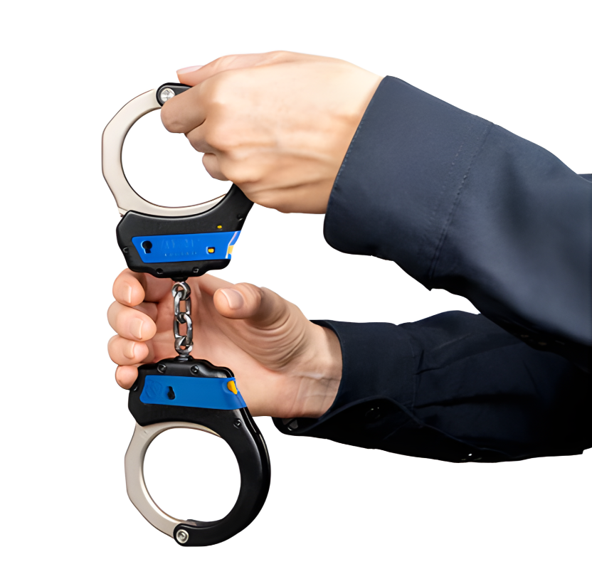 ASP - Steel Chain Identifier Ultra Plus Cuffs Blue